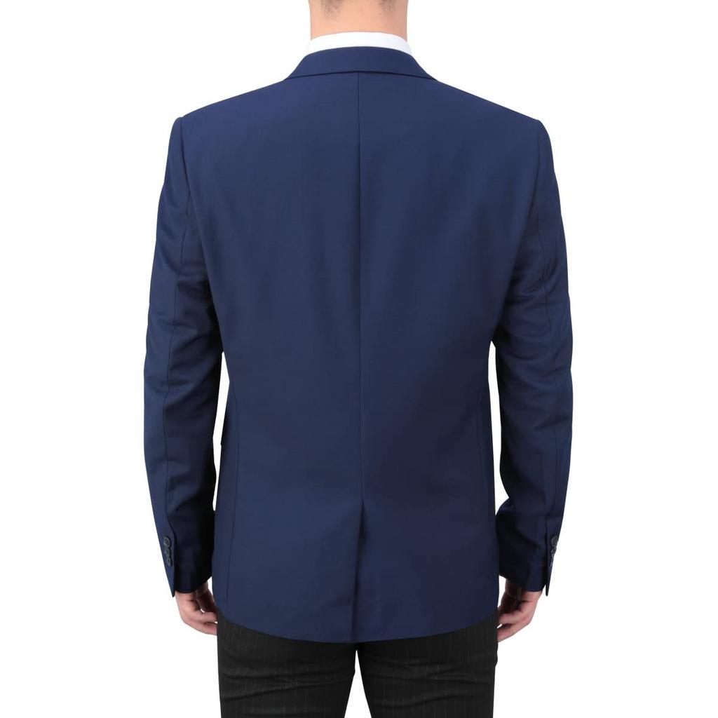 Jacket Business Blazer Suit Tailored 2 Buttons [FOMANSH] Men's