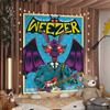 Music Band Retro W-weezerS Vintage Colorful Tapestry Wall Hanging Hanging Tarot Hippie Wall Rugs Dorm Wall Art Decor