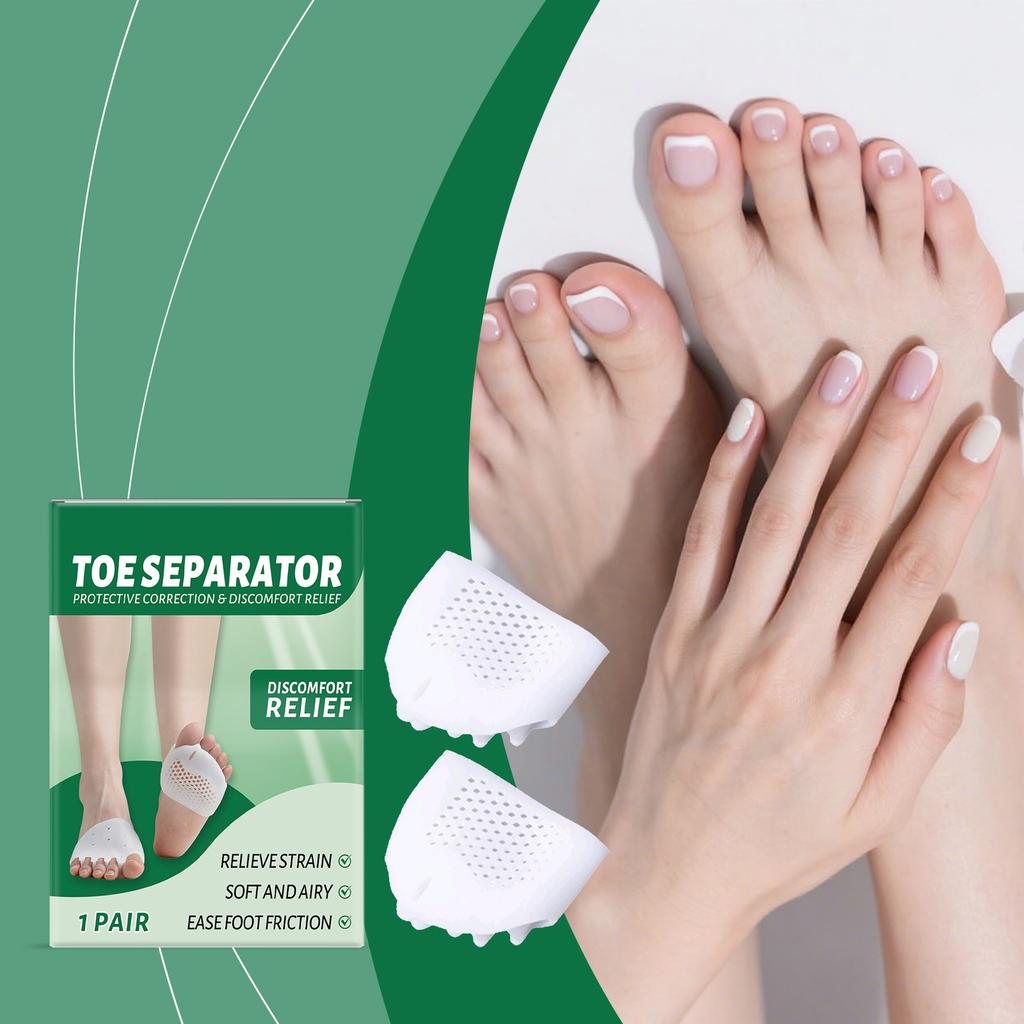 Toe Corrector, Hallux Valgus Separator, Separate And Overlap Hallux Valgus Corrector.
