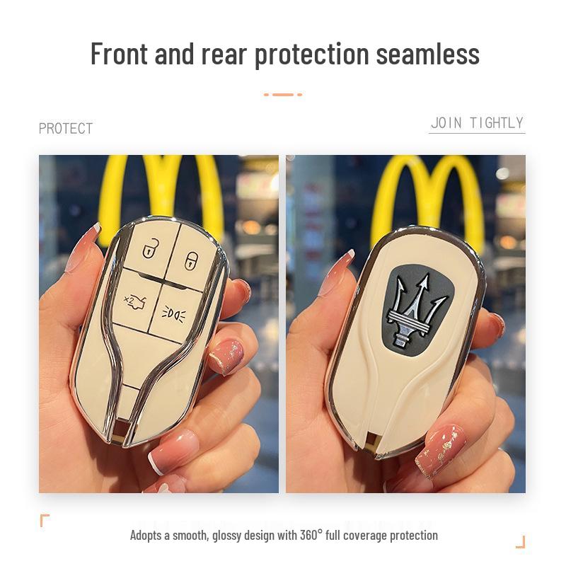 High-Grade Maserati Key Case for Women - Levante & Ghibli Models