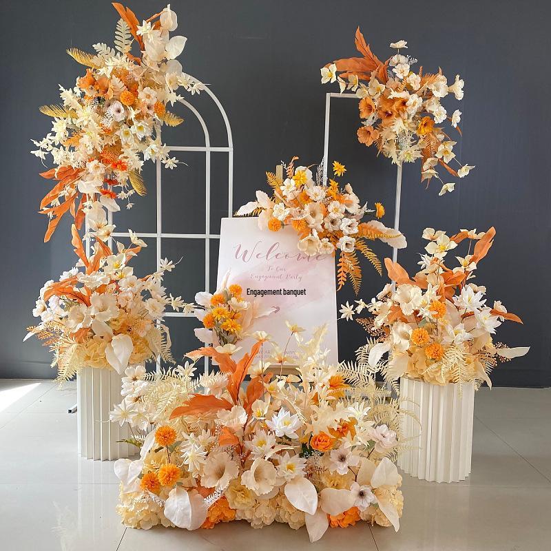 Artificial Wedding Venue Floral Decor for Aisle, Stage, and Reception