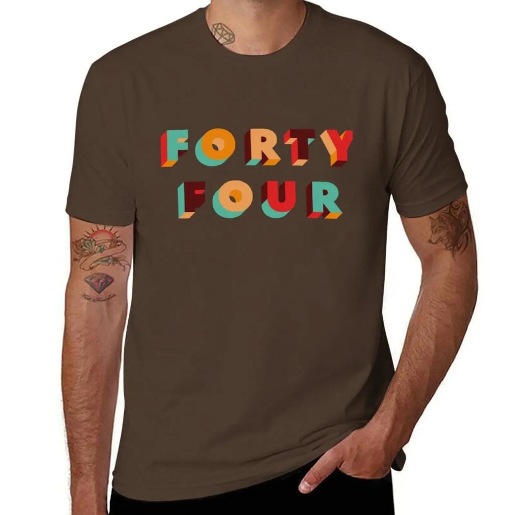 How Ridiculous Merch 44 Block Colour || Forty Four T-Shirt Sweat Anime Mens T Shirts Casual Stylish