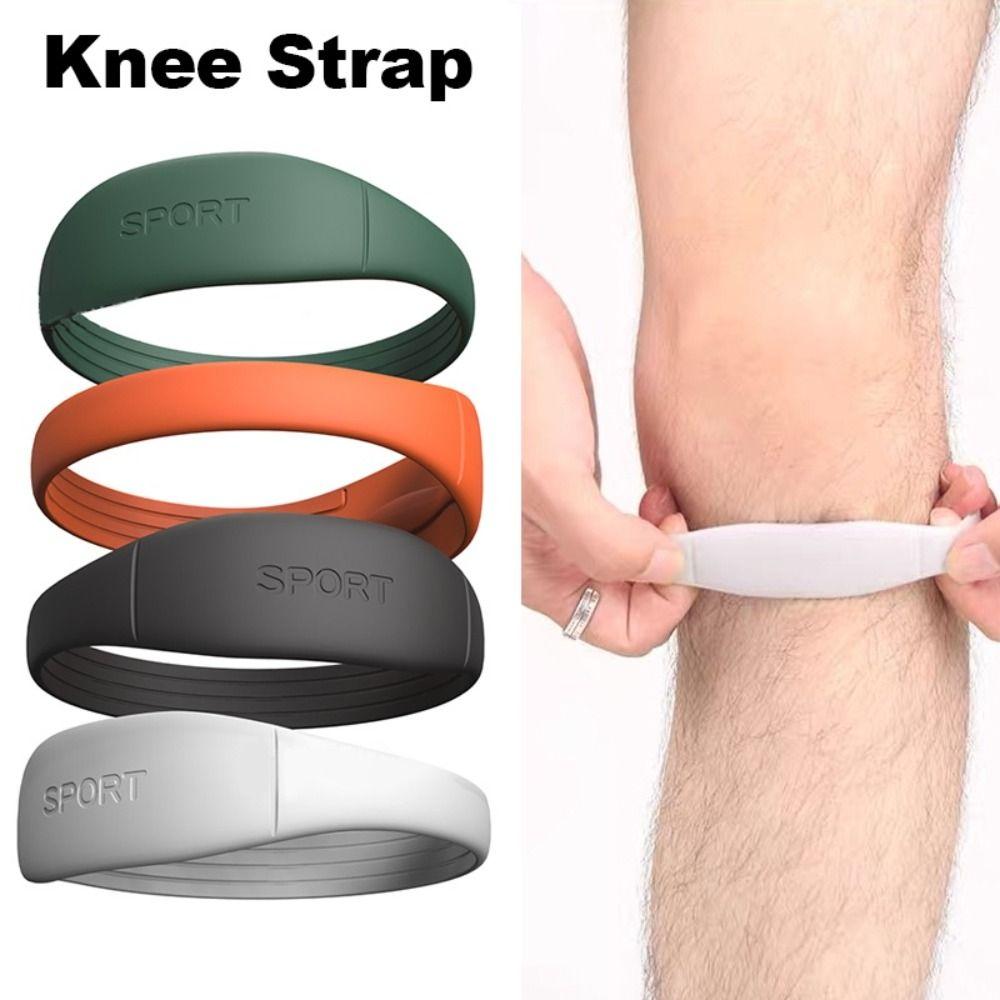 Bequemes Patella-Schutzband Silikon Sport-Kniebandage Patellasehnen-Kniebänder Jumper
