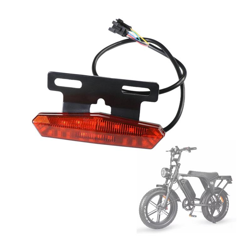 Oryginalne akcesorium do roweru elektrycznego OUXI V8 20 cali, tylne światło do roweru OUXI V8 EBike & Fat Bike, części zamienne