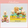 Pvc Butter Bear Playful Figurine Sets With Dessert Theme For Enthusiasts Fans