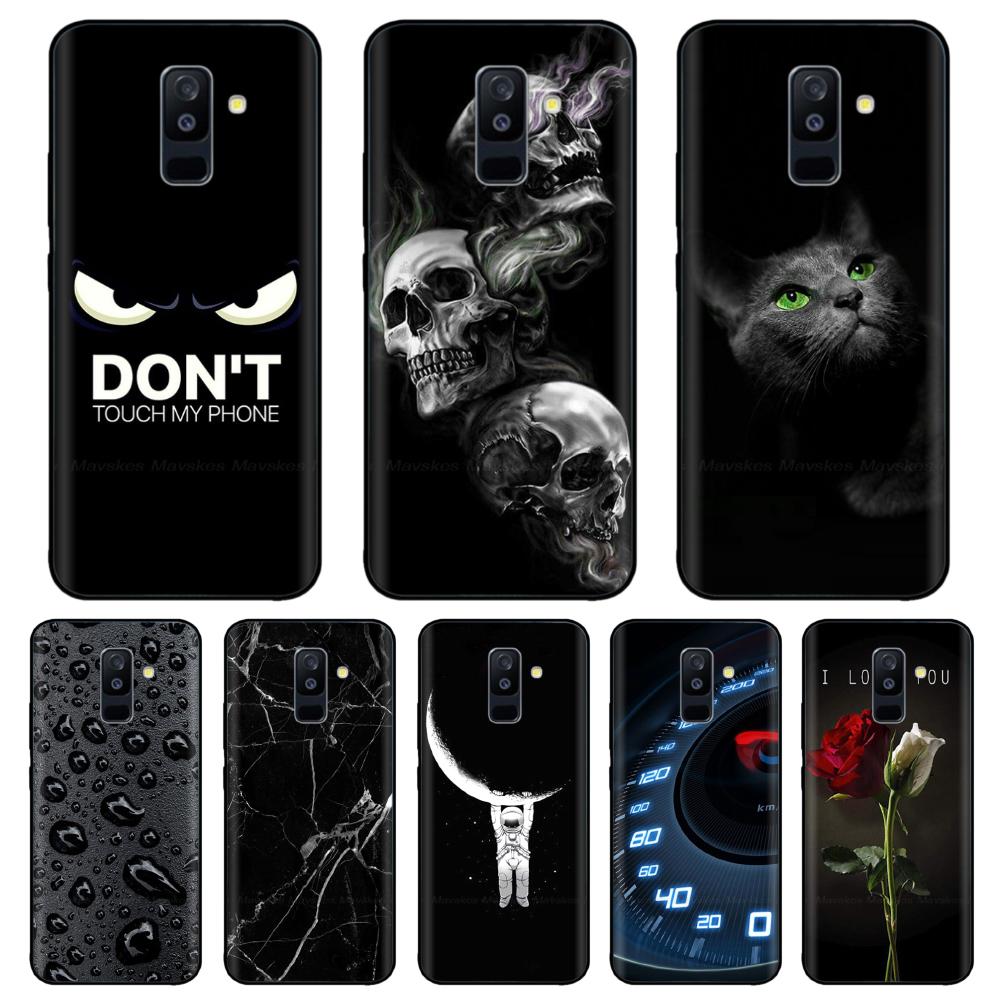 

Силиконовый чехол для Samsung Galaxy A6 Sm A600 A600F Мягкий чехол для Samsung A6 Plus A605 A605f Задняя крышка Бампер Coque