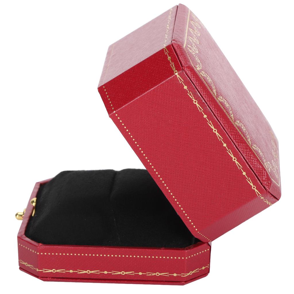 2PCS Ring Box Jewelry Storage Display Ring Gift Case for Proposal Engagement WeddingRed