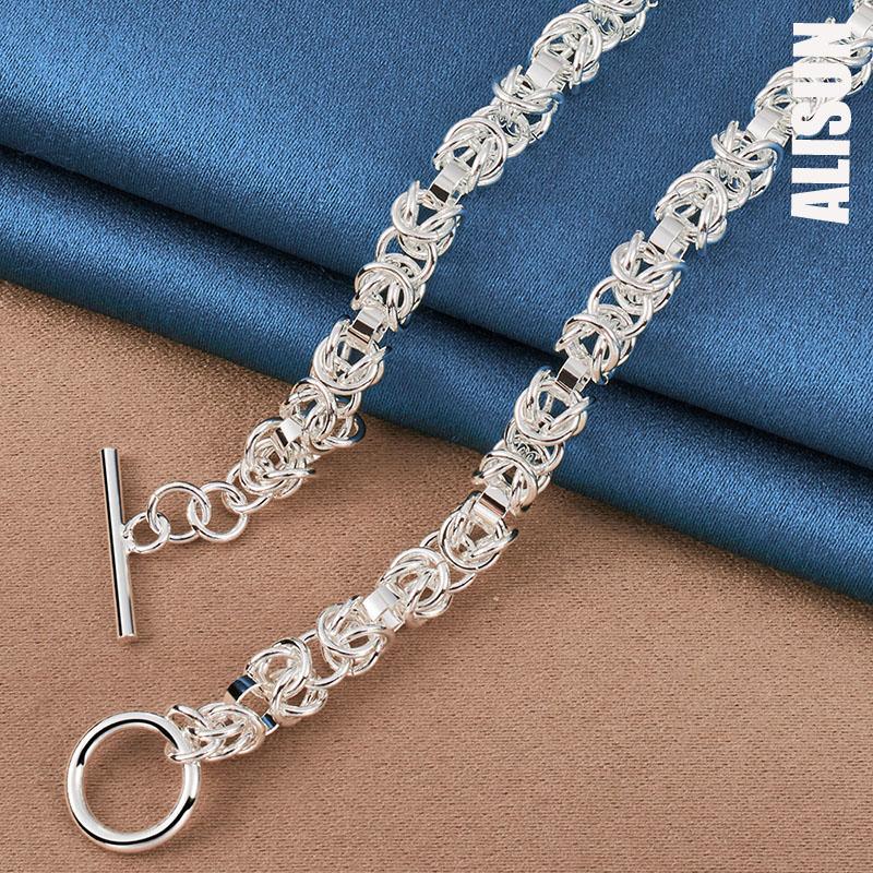 924 Sterling Silver Classic Necklace Fashionable Wedding Jewelry