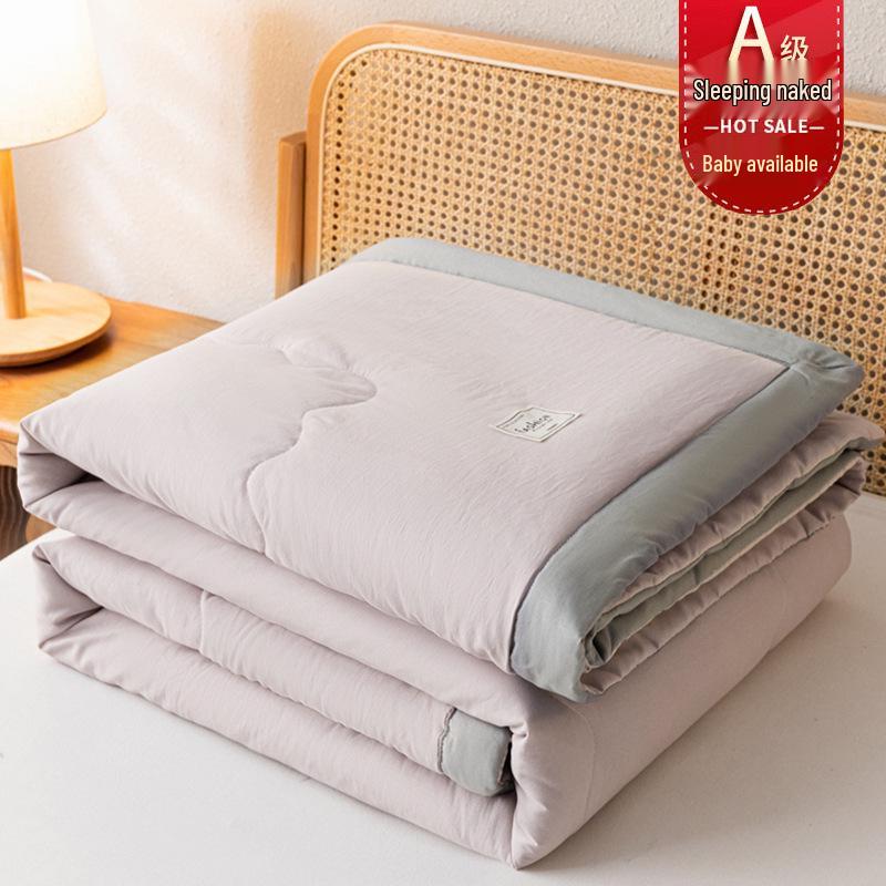 

Летнее одеяло с кондиционером: Легкое, машинная стирка, тонкое одеяло для весны, лета и осени 110x150cm Washable Cotton