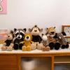 Jungle Animal Plush Toys: Elephant, Monkey, Tiger, Lion, Giraffe