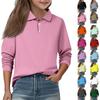 Children's Daily Casual Long-sleeved Gradient Tops T-shirts  Shirts