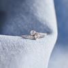 Elegant Heart Zirconia Diamond Inlaid Adjustable Ring