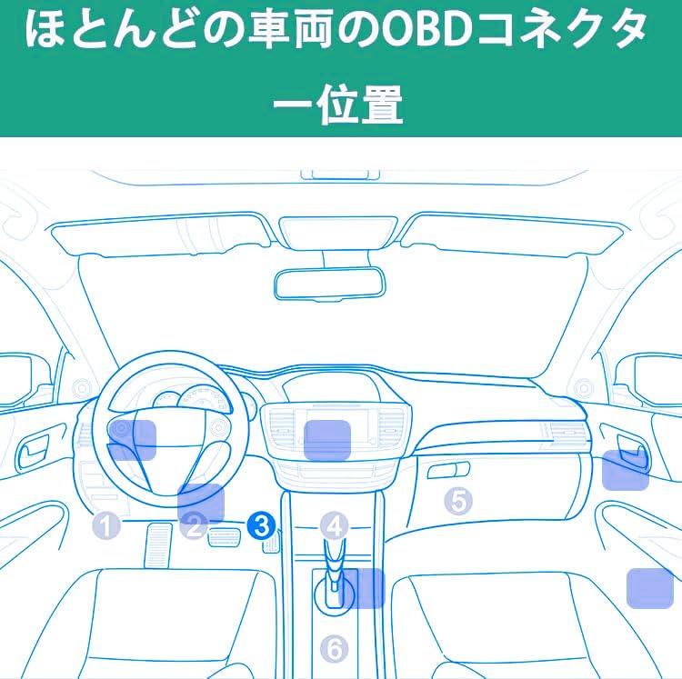 OBD2 Extension Cord with Switch, 16 Pins, Length 60cm, Vehicle