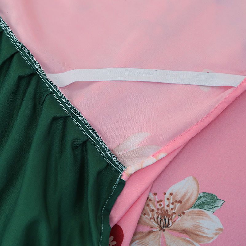 3-częściowy zestaw spódniczek na łóżko, pogrubiona, szlifowana, narzuta na łóżko, prześcieradło z dopasowaną gumką, miękka, antypoślizgowa, spódniczka na łóżko w rozmiarze King Queen