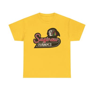 Saginaw Hawks Michigan Hockey 1987-1989 T-shirt