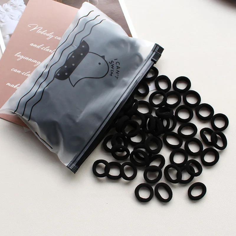 100pcs 2CM Kids Elastic Hair Bands Girls Gum Scrunchie Rubber Band for Children Nylon Hair Ties Headband Baby Hair Accessories