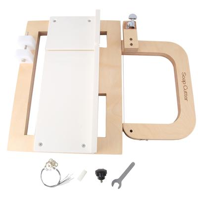 ABWR-Seifenschneider aus Holz, manuelle Schneidemaschine aus Stahldraht, Schneidebrett, Butter- und Käseschneider, Lineal, professionell