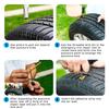 Car Tire Repair Tool Tyre Puncture Studding Plug Set Motorcycle Truck Vacuum Tire Repair Tool with Rubber Strips