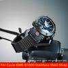 GWR-B1000 Edelstahl-Uhrenarmband für Casio Air Dominator 5588 GWR B1000 Modifiziertes Metall-Uhrenarmband Herren-Armband