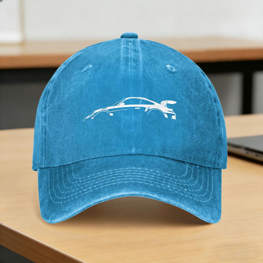 Sports Car Silhouette Casual Baseball Cap Hunting Camping Hip Hop Hats Spring High Quality Unisex-Teens Fashion Snapback Cap