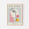 Abstract Vintage Minimalist Face Body Canvas Painting Poster Picture for Home Decor Picasso Exhibition Wall Art Print