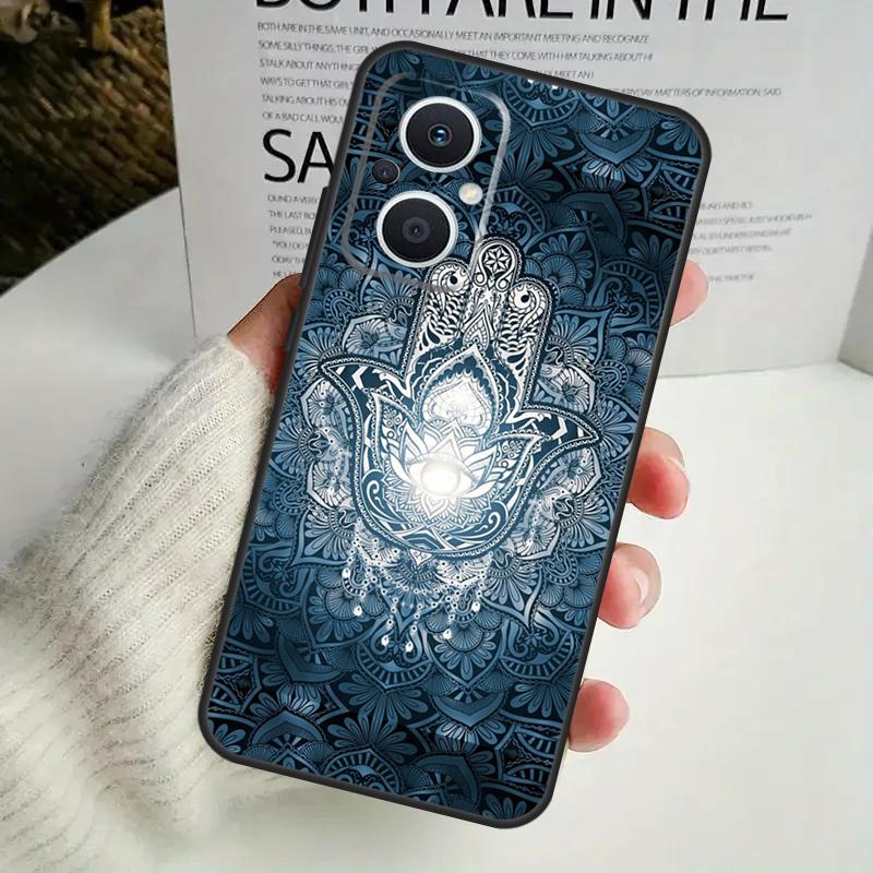 Hamsa Hand of Fatima Phone Case For OPPO Reno 14F 12F 12 11 13 F 10 Pro 8T 7 8 Lite OPPO Find X9 X8 X6 X5 Pro Cover
