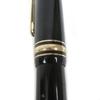 Great MONTBLANC fountain pen Meisterstck 146 Cap type Black gold 14K mens Used