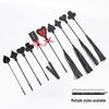 Spalline a Forma di Cuore e Fruste Lunghe: Kit di Sculacciata per Coppie per Gioco di Schiava Femminile