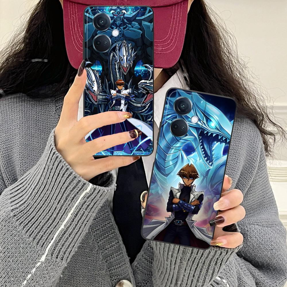 Yugioh Seto Kaiba Phone Case for OPPO Reno 14 13 12 11 10 9 8 7 6 5 F T Pro 5G Soft TPU Shockproof Cover