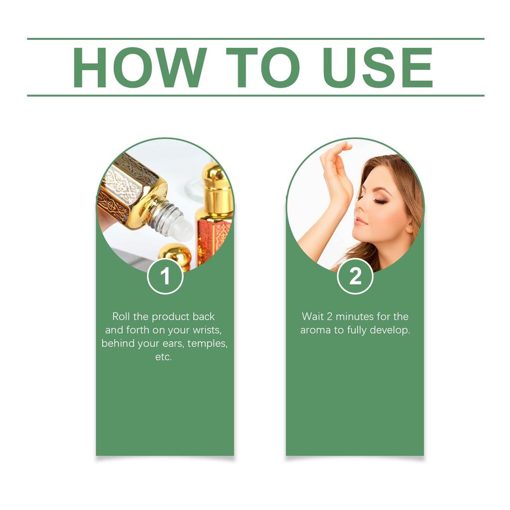 Arabic-style Perfume with a Light, Mild, and Long-lasting Vanilla Scent That Exudes Charm and Creates a Portable Atmosphere.