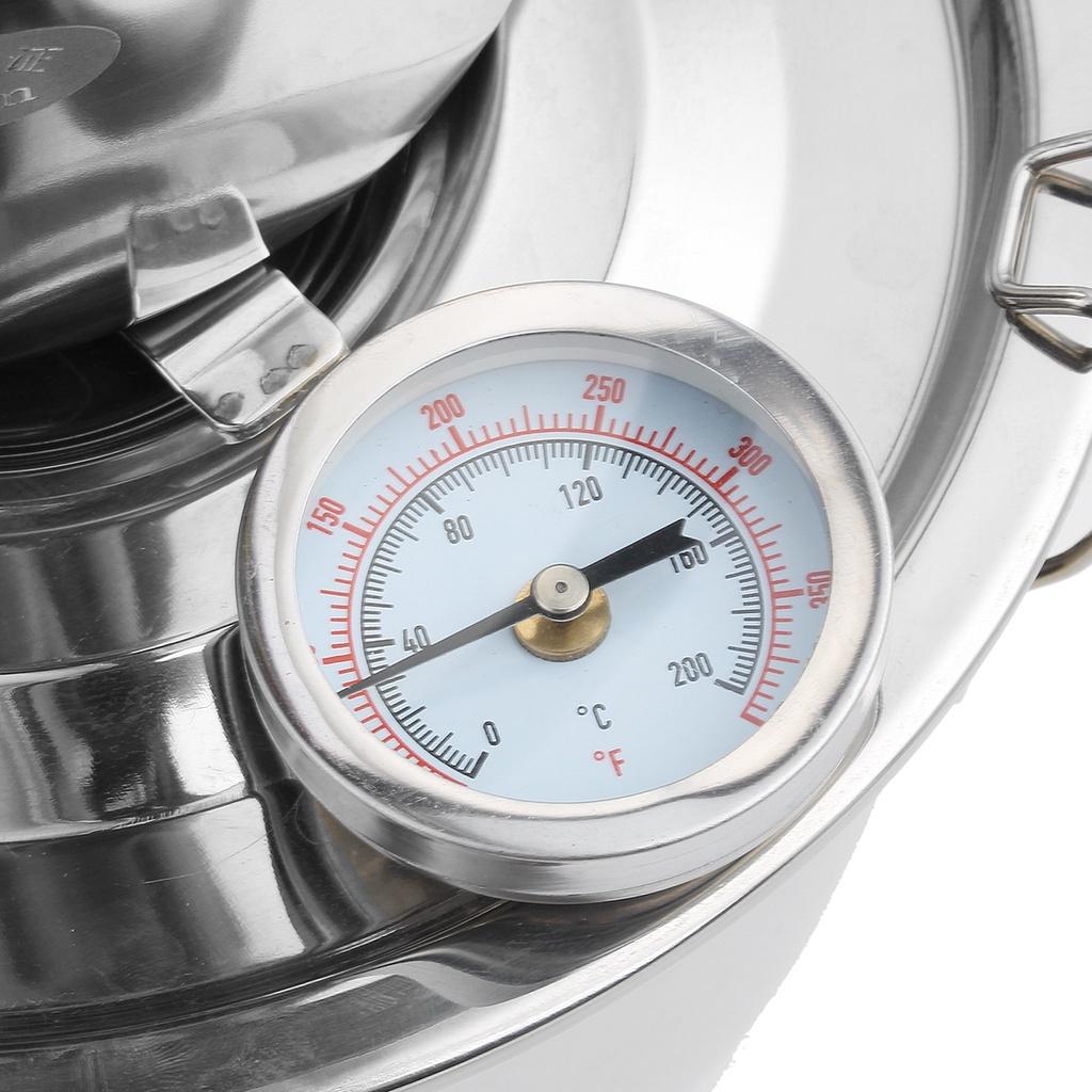 2L Stainless Copper Alcohol Whisky Water Wine Essential Oil Brewing Kit Litres Portable Home DIY Distiller Moonshine