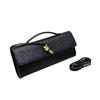 2025 Handcrafted Ostrich Pattern Evening Baguette Shoulder & Crossbody Bag