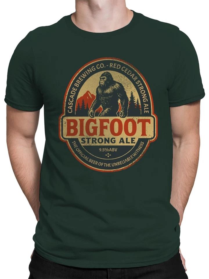 Bigfoot Strong Ale Craft Beer Label Men s T-shirt 2XL
