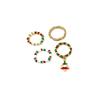 2023 Autumn/Winter Christmas Colorful Patchwork Beaded Finger Rings Collection