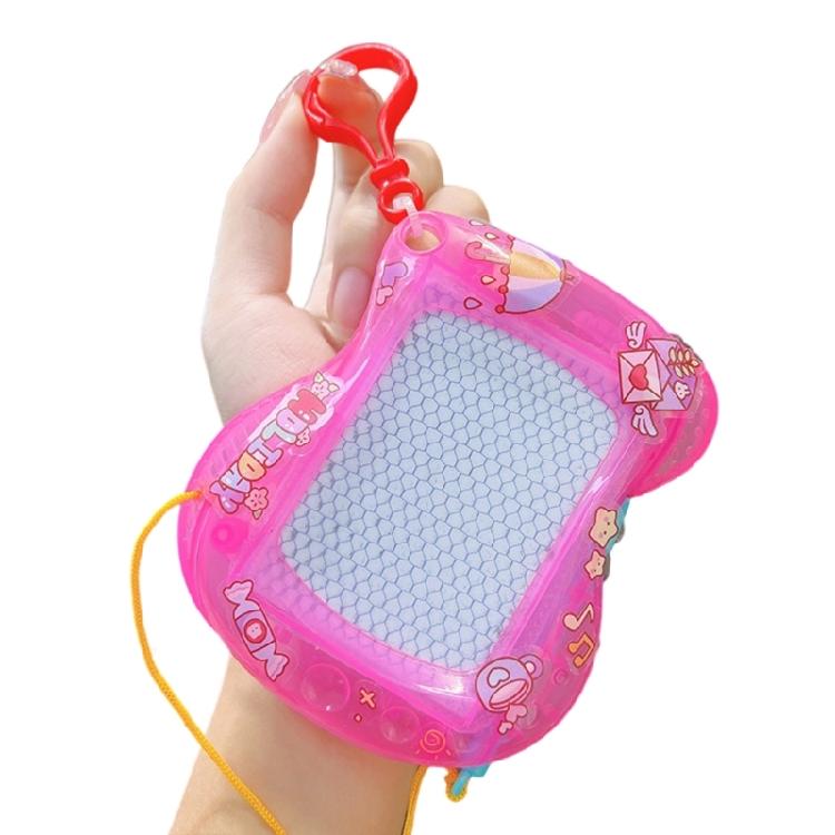 Travel Size Small Magnetic Art Boards Colorful Key RingS Clip Portable Doodling Set Plastic Texture Suitable for Children