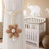 Elegant Petal Curtain Straps Pearl Petal Curtain Buckle Home Decor Curtain Tieback  Home