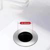 With Hair Catcher Bathroom Sink Drain Stopper Easy Push Type Universal Rebound Drain Plug Filter Basin Pop Up Chrome Sink Filter