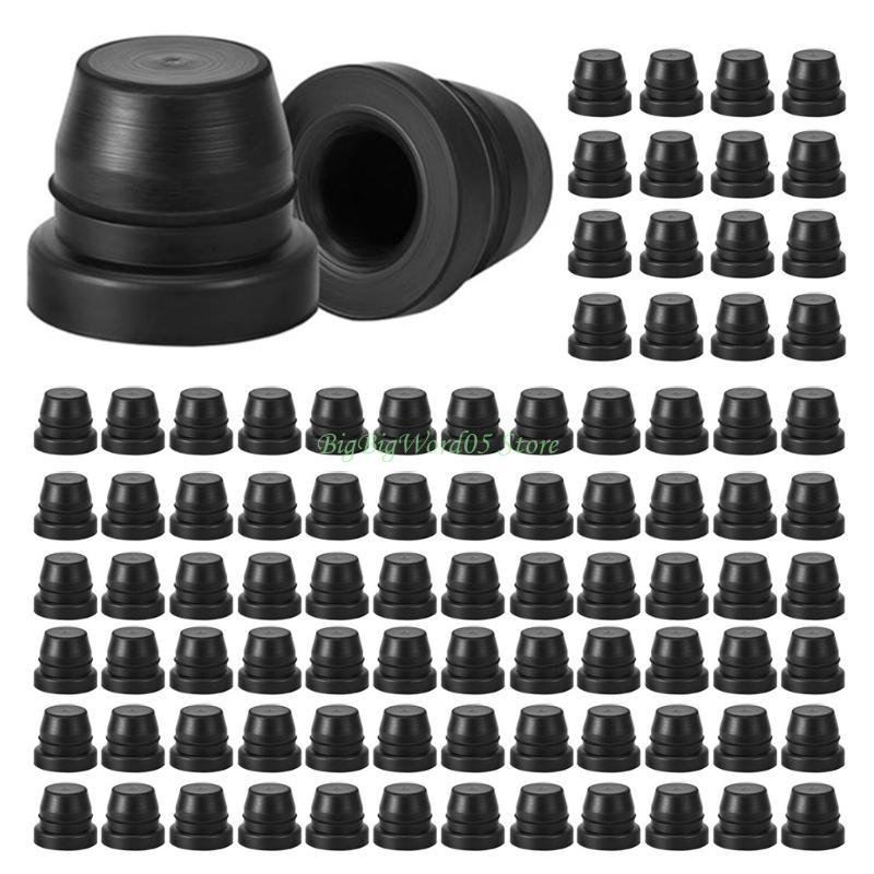 24TE Protective Rubber Dust Cover Guard For Brake Pumps Caliper Exhaust Screw Waterproof Caps Scooter Motorcycle Accessories
