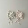 Floral Printed Sunshade Cap Breathable Princess Hat New Ear Protection Hat  Newborn