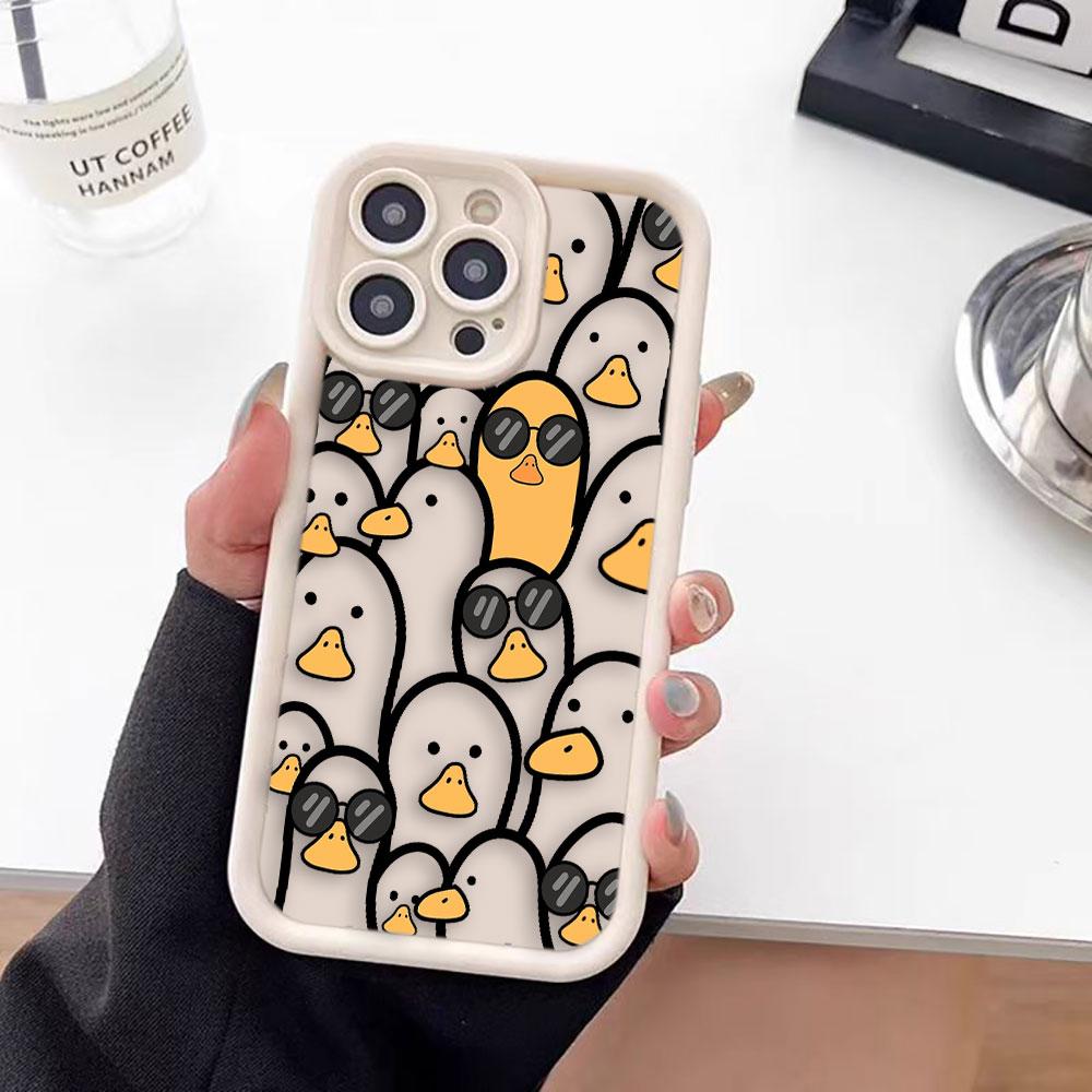 

Funny Doubt Duck Phone Case For Realme C21Y C30 C31 C33 C35 C53 C55 C63 C65 12 11 8 8I 7I 5 GT 3 NARZO 50 Case Cover Funda Shell Realme 12 PRO PLUS
