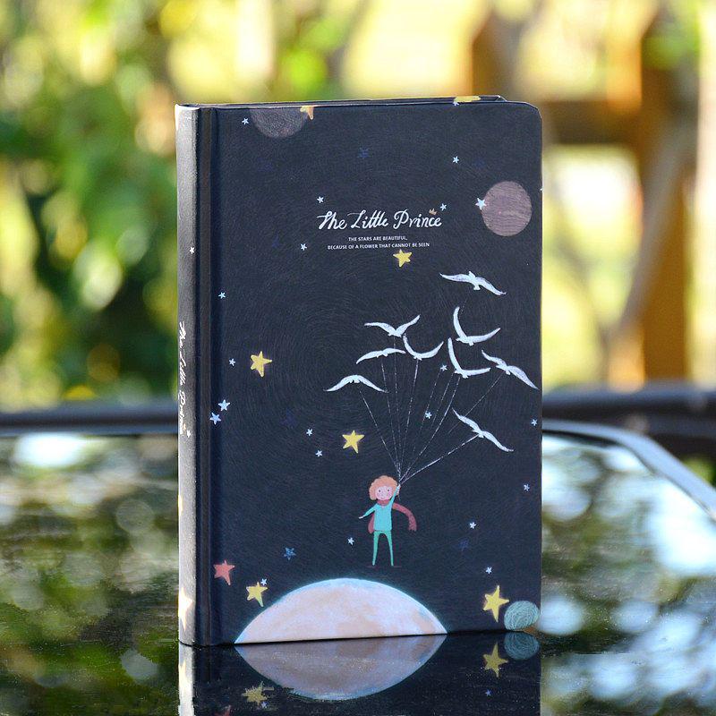 Dziennik z ilustracjami Małego Księcia: Urocze i Wykwintne dla Dziewczynek