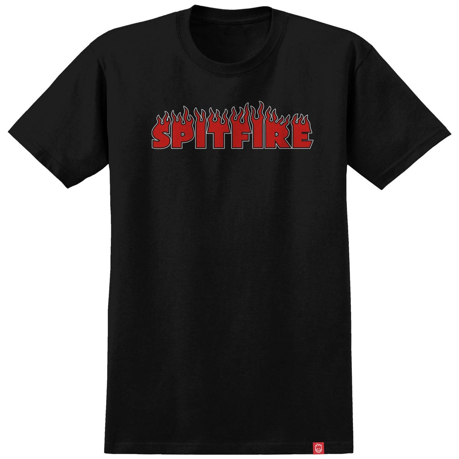 Spitfire Wheels Shirt Demonseed Script Black/Red S