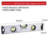 High-Precision Magnetic Spirit Level - Cast Aluminum, Strong Magnet, Multiple Specifications, Professional Measuring Tool for Home Use.
