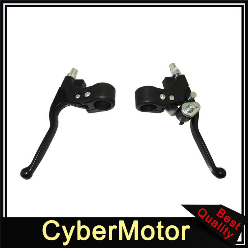 Right Dual Twin Brake & Left Brake Lever For Water Cool Pocket Bike 47cc 49cc Mini Quad ATV