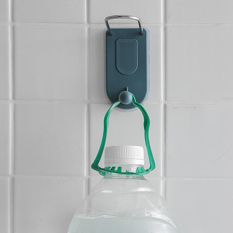 Multifunctional Clothes Storage Rack Large Capacity Seamless Clothes Clip Storage Hook Bathroom Wall Mounted Storage Tool