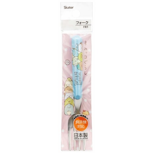 Skater Stainless Steel Children's Fork Made In Japan Sumikkogurashi Camp FR1