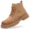 2024 Autumn Men's High-Top Casual Leather Retro Desert Boots - British Style