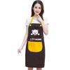Custom Cartoon Bear Apron - Anti-Oil, Printed Logo for Kitchen and Supermarket Use