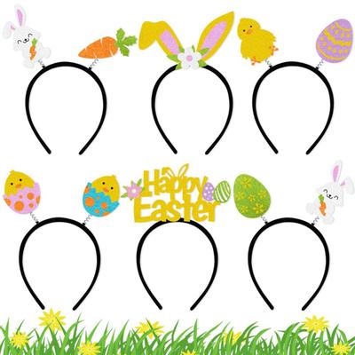 Osterhasen-Stirnband, lebendige Farbe, verformungsfrei, elastisch, Frühlings-Feiertags-Stirnband, Haarschmuck
