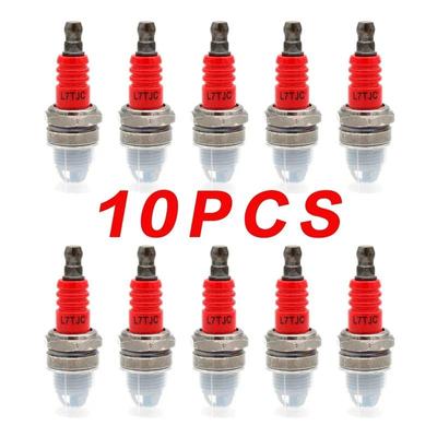 10 Pieces L7TJC Spark Plug for Gasoline Chainsaw and Brush Cutter